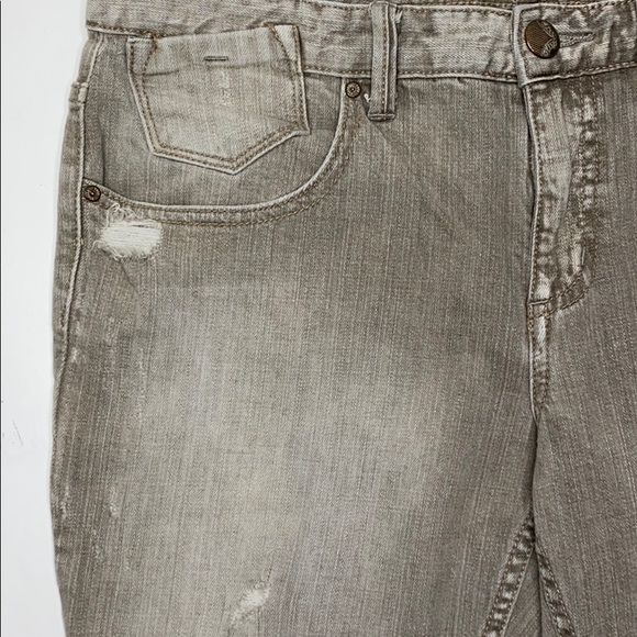 Free People Meg’s Tan Distressed skinny jeans 30 - Picture 7 of 14